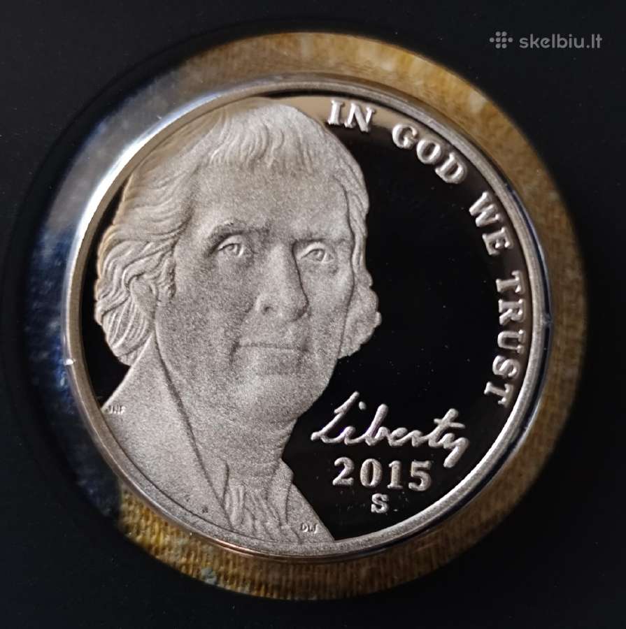 JAV 5 centai 2015m. S. Usa. Proof.