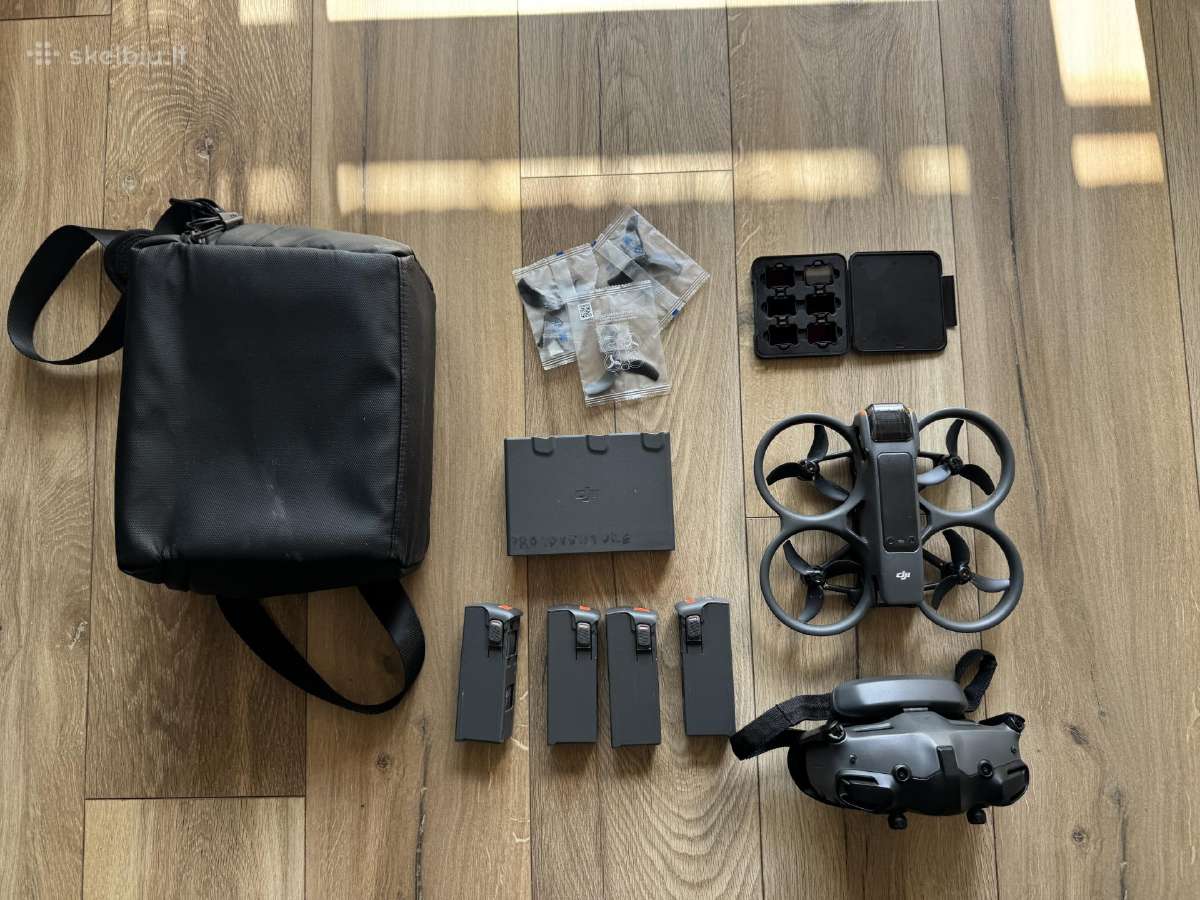 Dji Avata 2-4 baterijos - Nd Filtrai ir kt.