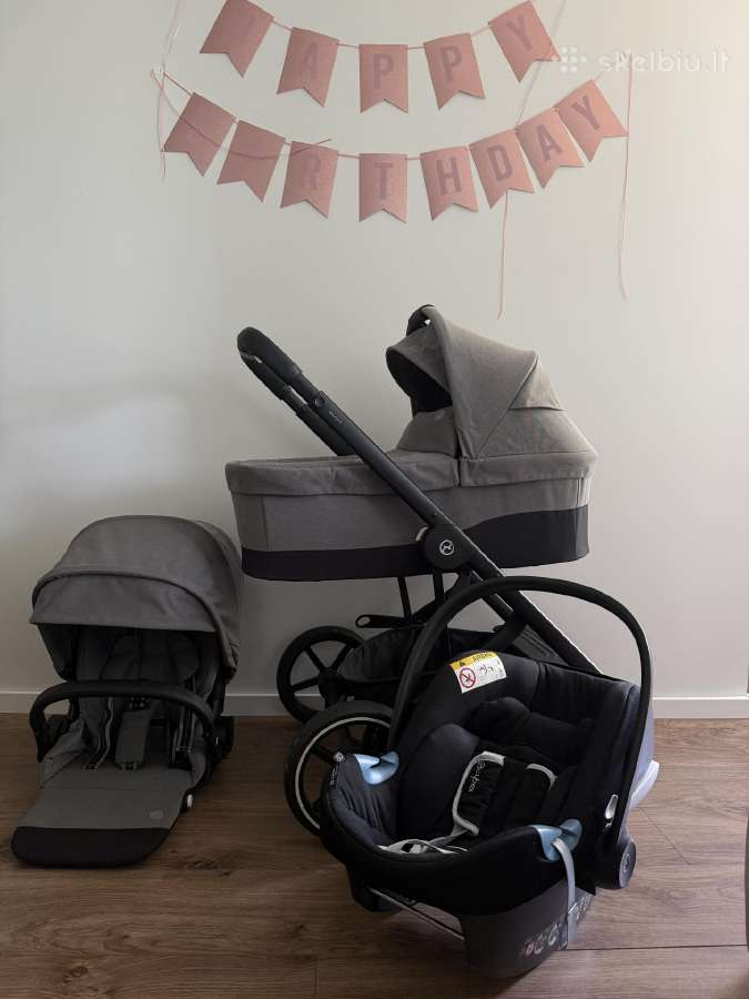 Cybex balios S lux 2in1 vežimas+autokėdutė+isofix