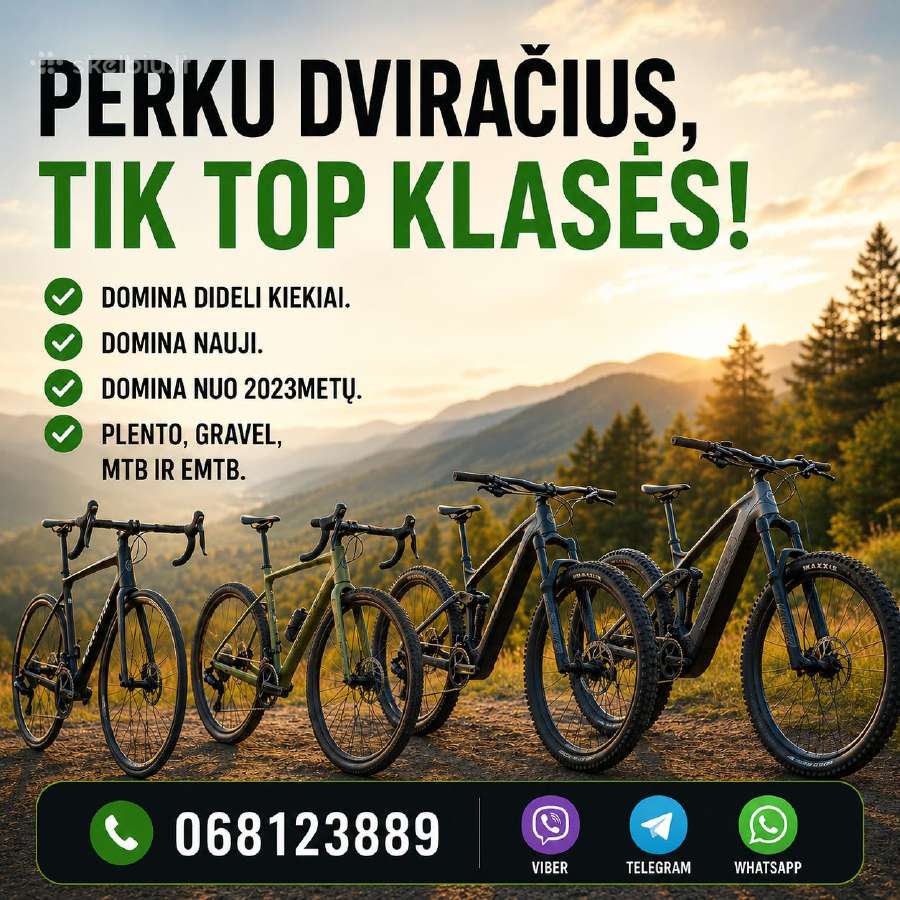 Perku dviračius. Domina brangūs dviračiai.