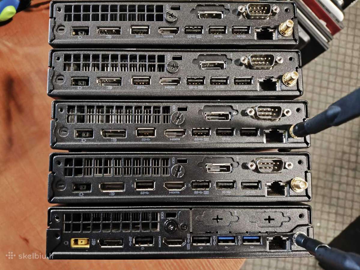 Lenovo Mini Pc i5-10500t Hdmi/dp, WiFi - nuotraukos Nr. 3