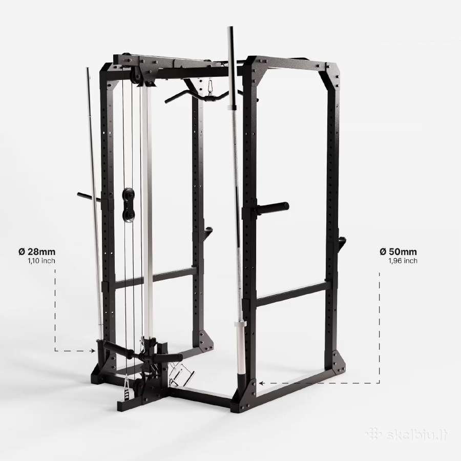 Jėgos stovas Decathlon Power Rack 900 - nuotraukos Nr. 2