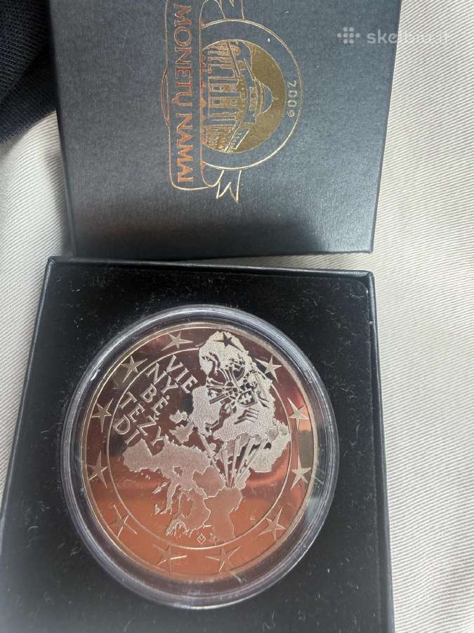 Euro įvedimas.vienybe težydi. Stalo medalis - nuotraukos Nr. 2