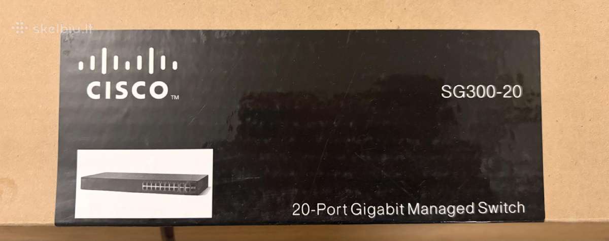 Cisco Sg300-20 20 prievadų L3 valdomas Gigabit - nuotraukos Nr. 2