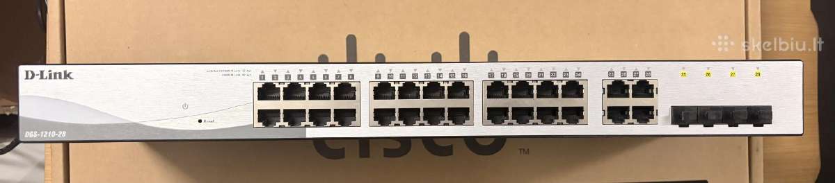 D-link Dgs-1210-28 28 prievadų Managed Gigabit