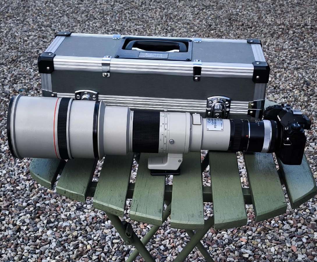 Canon fd 500mm. 1:4,5 L