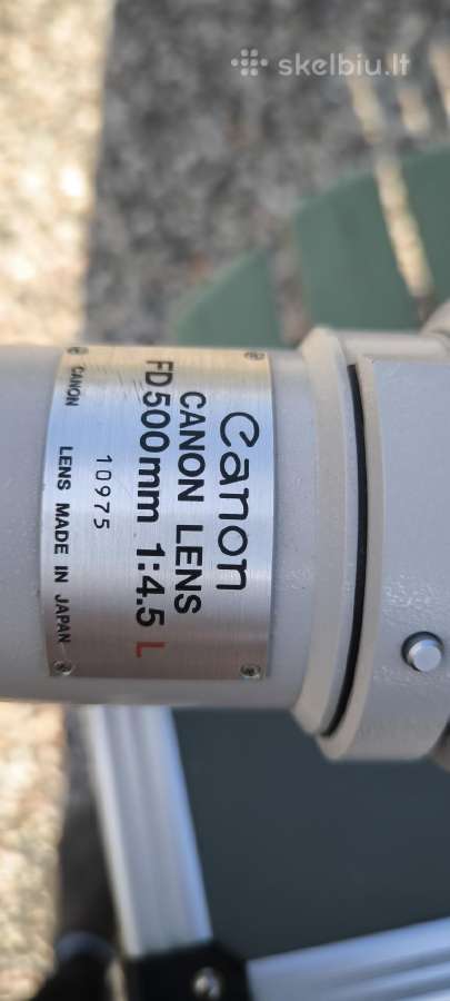 Canon fd 500mm. 1:4,5 L - nuotraukos Nr. 5