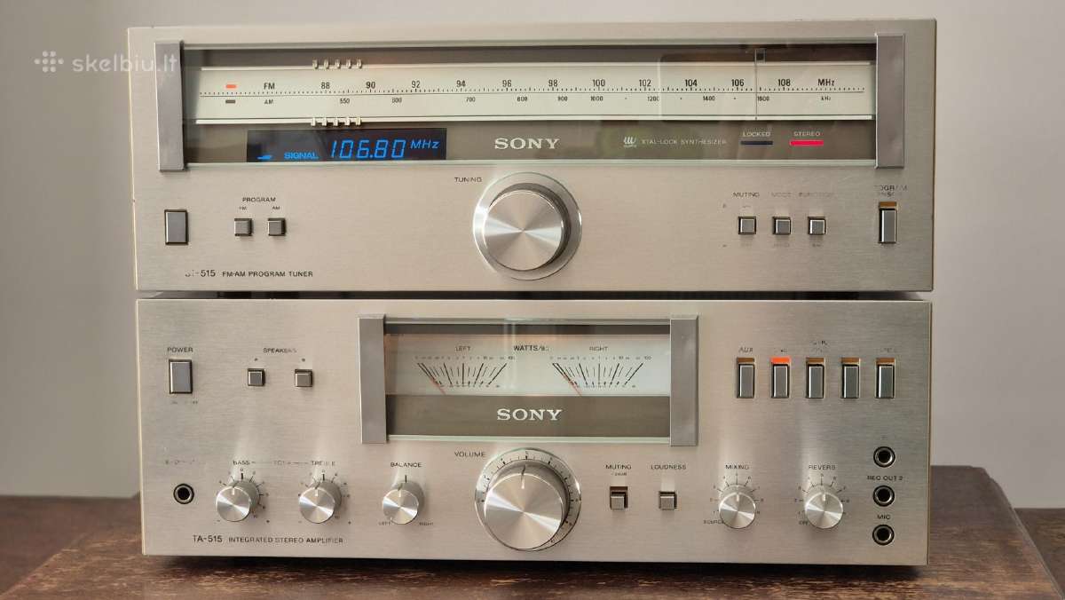 Sony Ta-515 ir St-515 - nuotraukos Nr. 4
