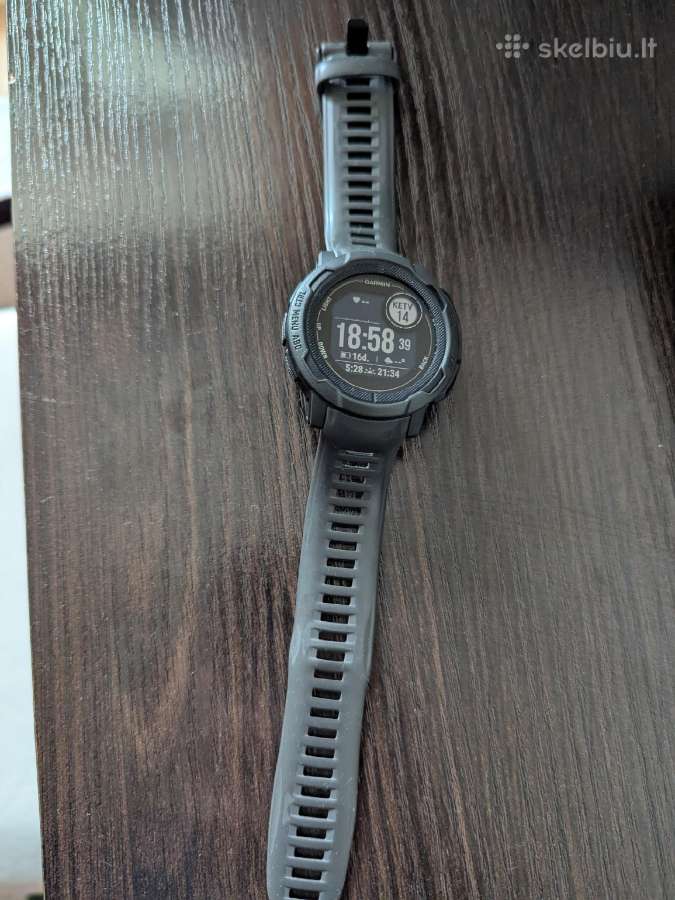 Parduodu Garmin Instinct 2 Graphite laikrodį