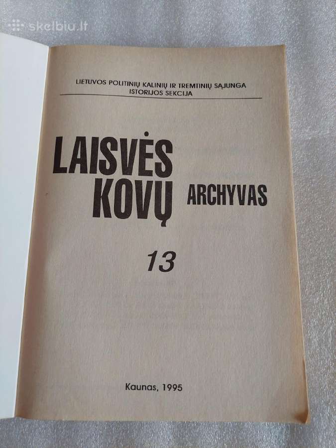 Laisvės kovų archyvas 13 - nuotraukos Nr. 2
