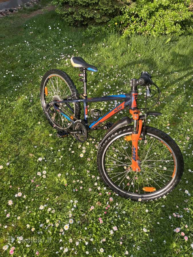 Vaikiskas 24 coliu KTM dviratis