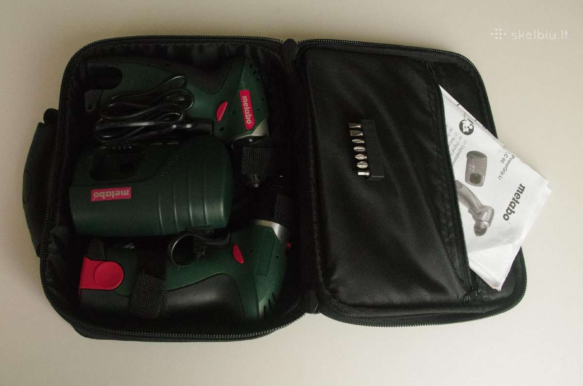 Akumuliatorinis suktuvas Metabo Powermaxx Li 7.2v - nuotraukos Nr. 10