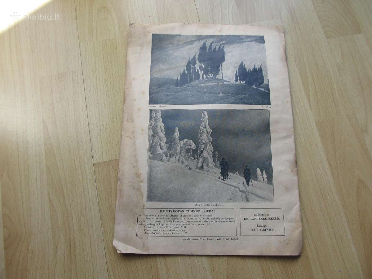 Iliustruotas Židinio priedas , 1937 - nuotraukos Nr. 2