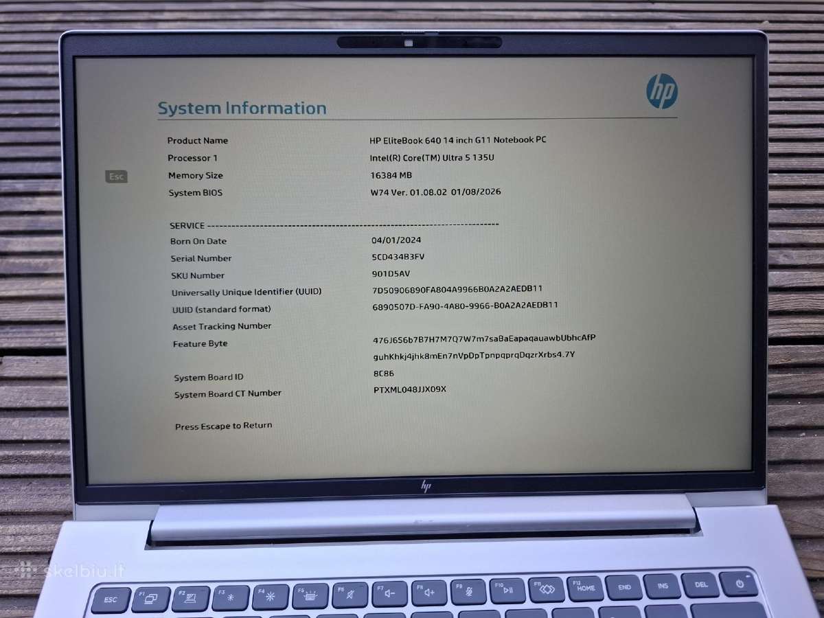 Hp 640 G11 Ultra 5 135u 16gb Ddr5 512gb