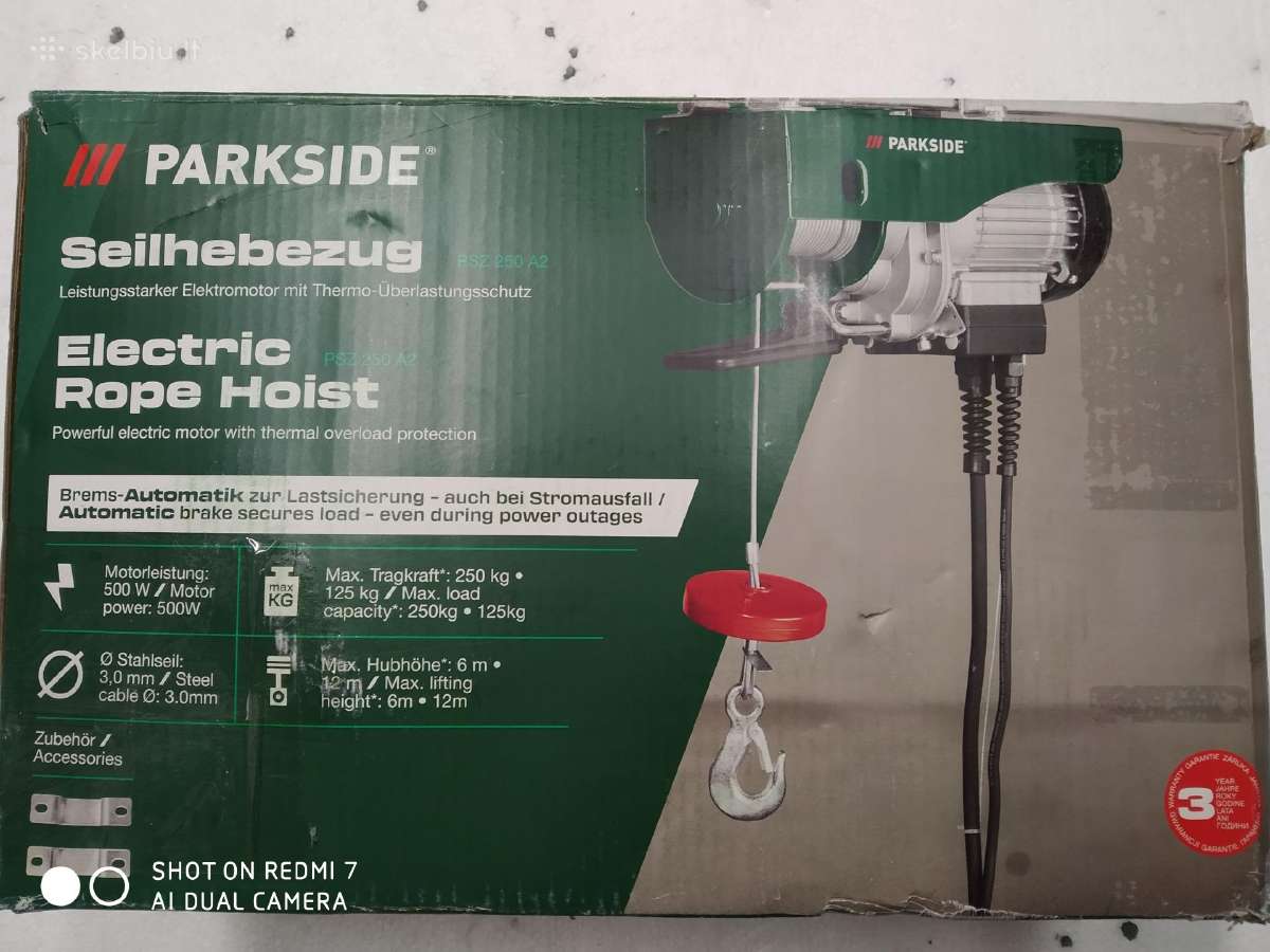 Elektrinė kėlimo gervė Parkside(250).
