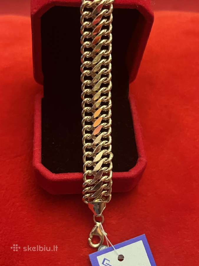 Nauja prabangi auksinė apyrankė Matrica 22-23cm - nuotraukos Nr. 15