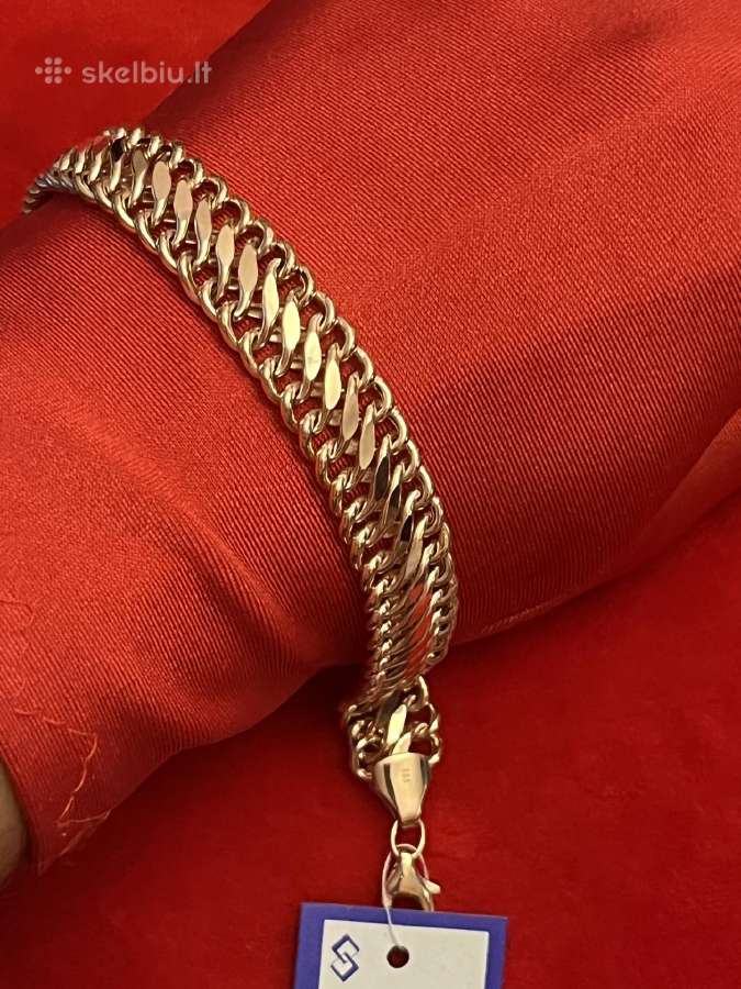 Nauja prabangi auksinė apyrankė Matrica 22-23cm - nuotraukos Nr. 19