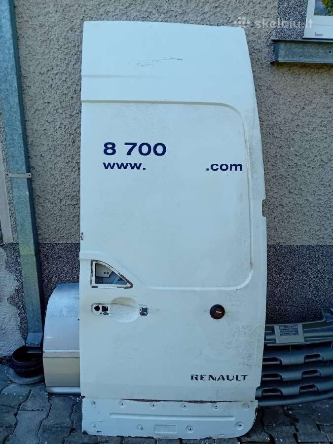 Renault master d/p galinės durys
