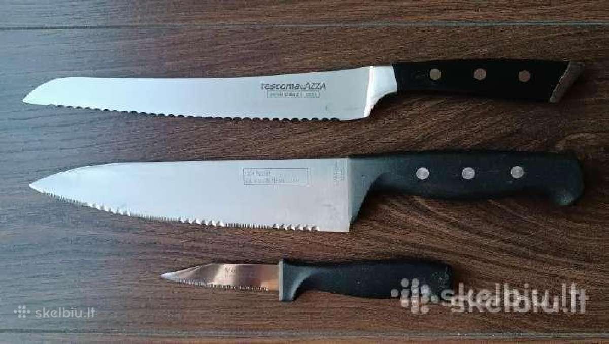 Nerūdijančio plieno Peiliai - duonos peilis