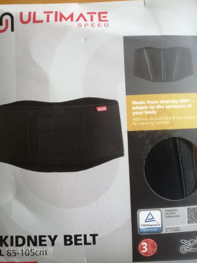 Apsauginis diržas Ultimate Kidney Belt L 85-105 cm