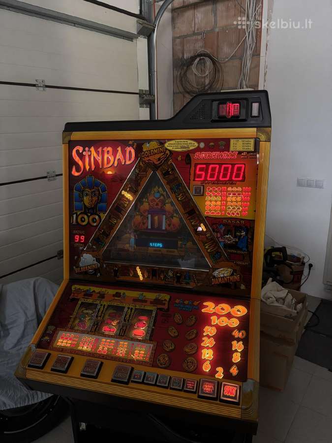 Kolekcinis lošimų automatas „Sinbad Nova“ - nuotraukos Nr. 2