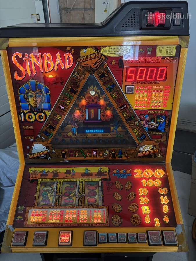 Kolekcinis lošimų automatas „Sinbad Nova“ - nuotraukos Nr. 3