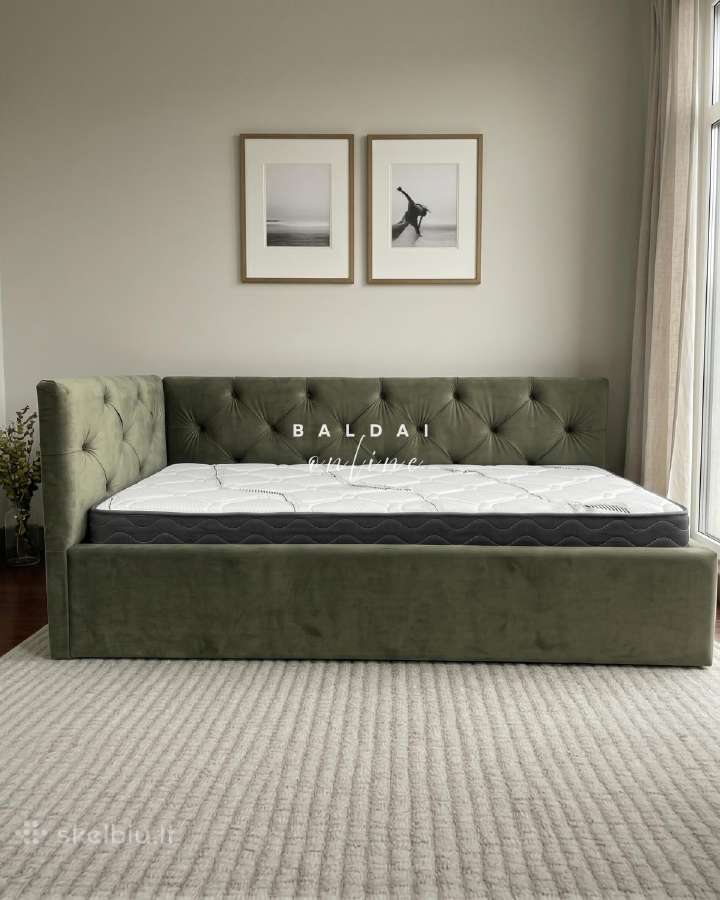 Viengulė lova Oxford 90x200