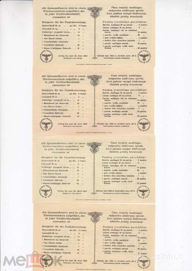 „Punktai l.g. stovis“1, 3,5,10 nominalai - nuotraukos Nr. 2