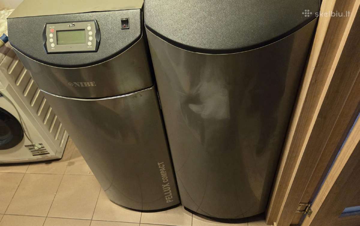 Parduodamas naudotas granulinis katilas Nibe 12kw