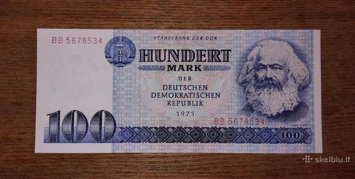 Vokietijos "Demokratinė" 100 markių banknotas