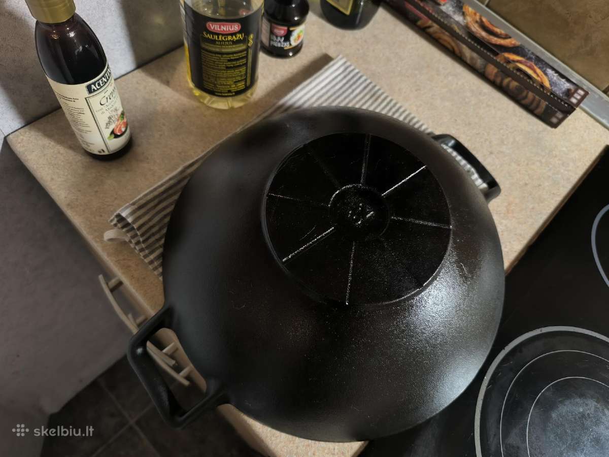 Ketaus Wok Keptuvė / kazanas 32