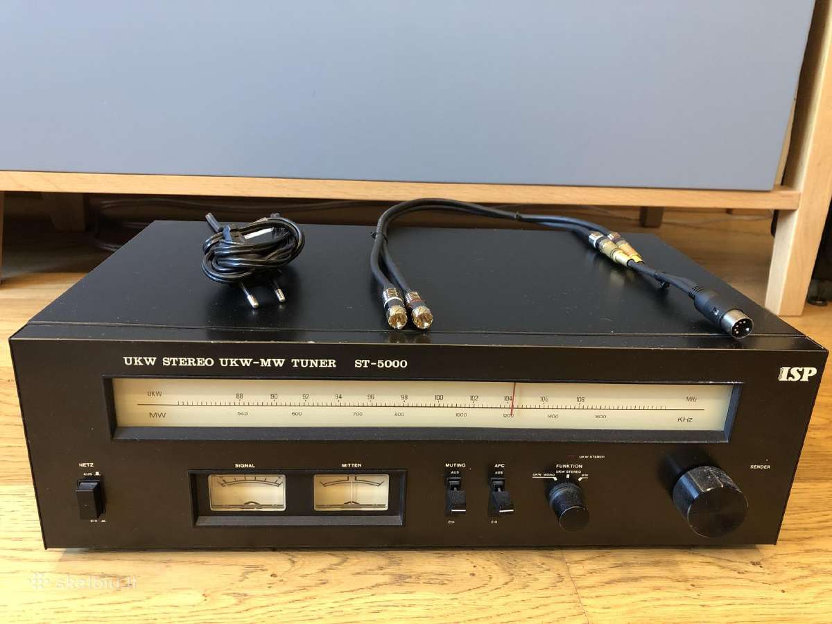 Radio Tiuneris Isp St-5000 Vintage High-end Fm/ukw