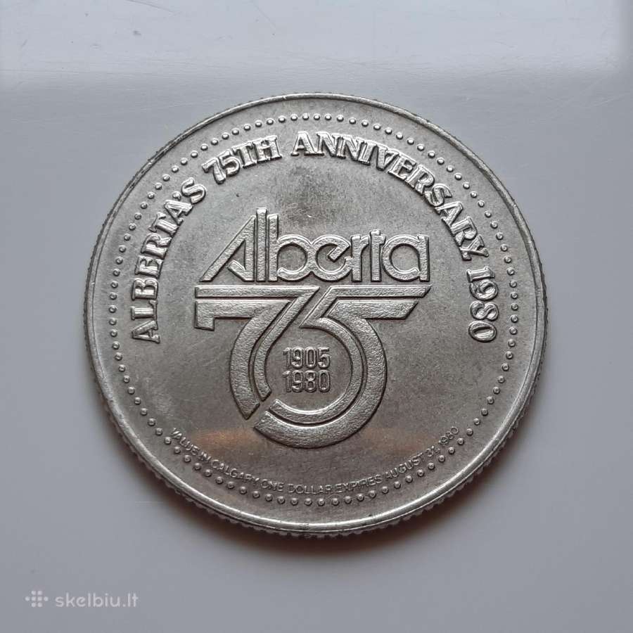 Kanada doleris Calgary Stampede 1980 - nuotraukos Nr. 2