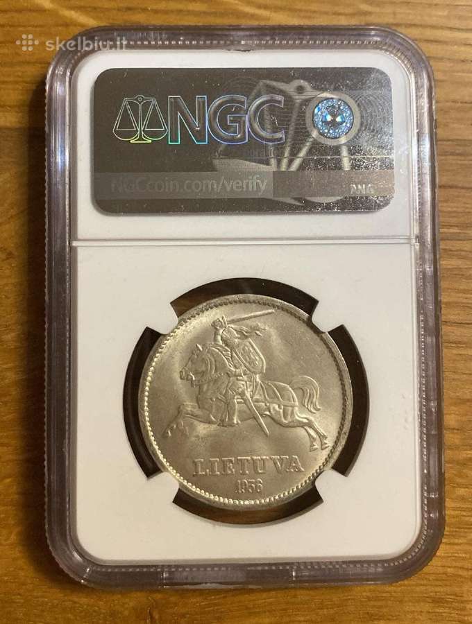 1936m. 10 Litu -Vytautas - Ngc Ms 64 - - nuotraukos Nr. 2