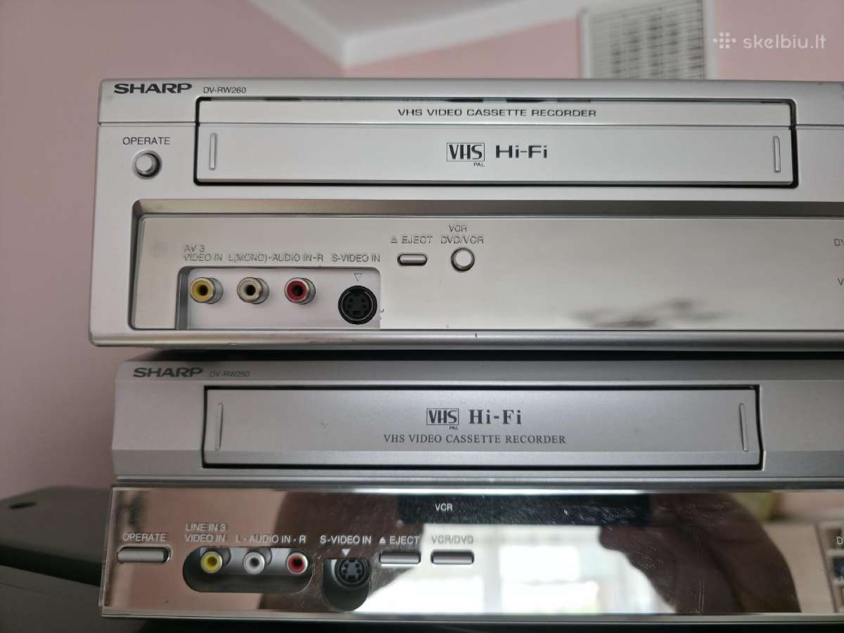 Sharp Dv-rw260s kombinuotas, įrašantis iš vhs įdvd - nuotraukos Nr. 6