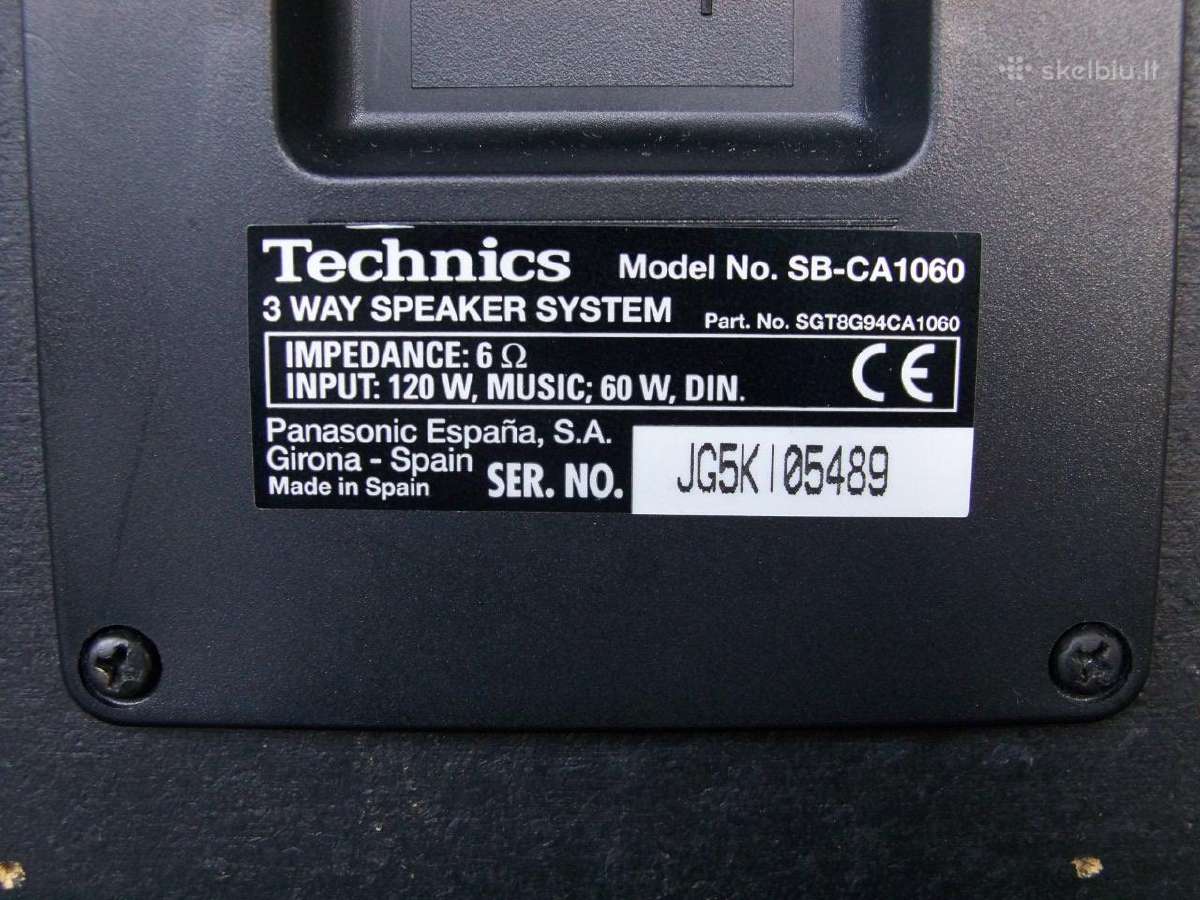 Technics SB-ca 1000. SB-x1. SB-x3. Report. - nuotraukos Nr. 8