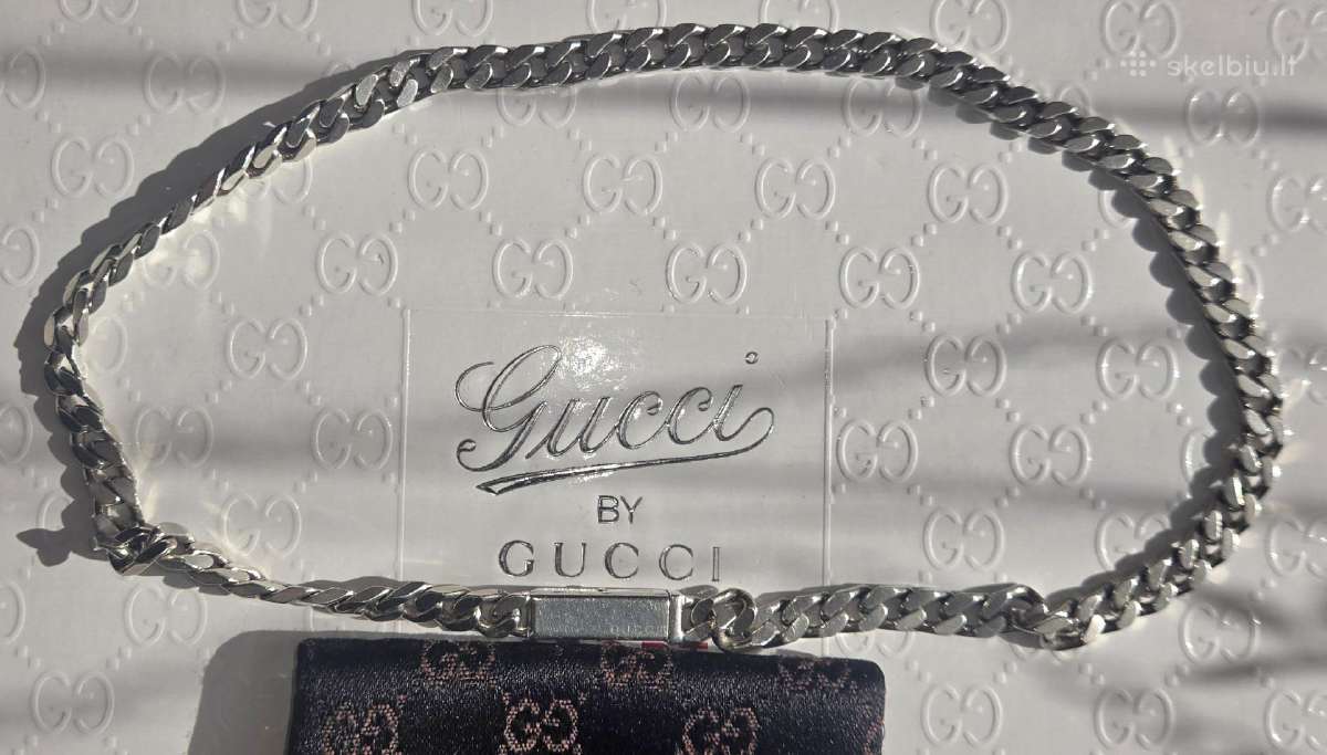 Gucci Sidabrinė Grandinėlė Made in Italy 500 €