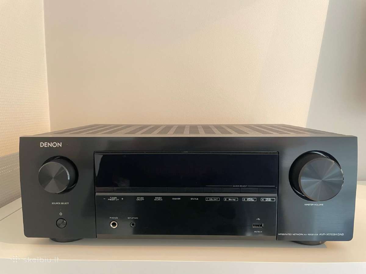 Denon Avr-x1700h Dab stiprintuvas-resyveris - nuotraukos Nr. 2