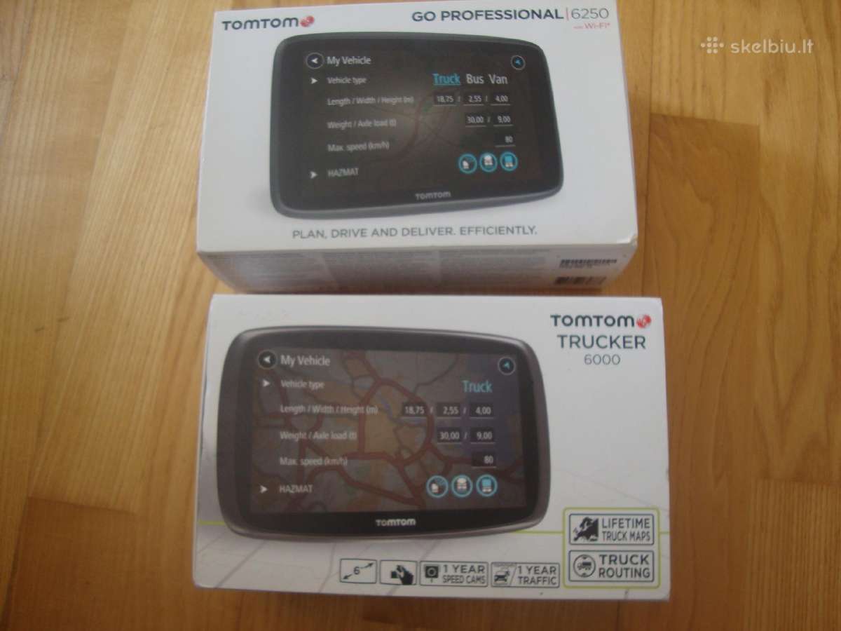 Tomtom go professional 6250, truck, Trucker 6000