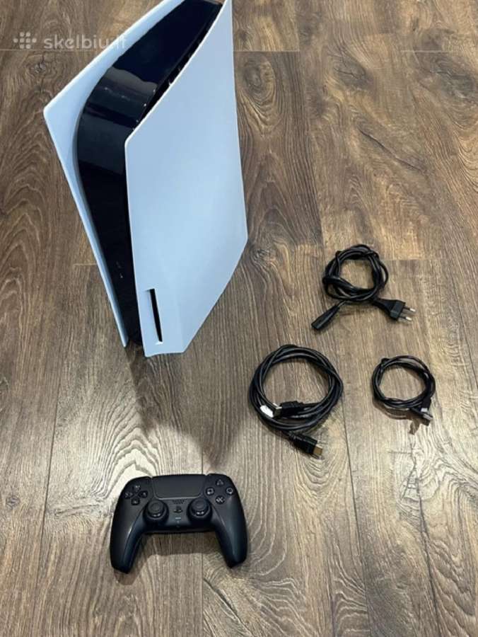 Playstation 5, Black & White, 825gb disk