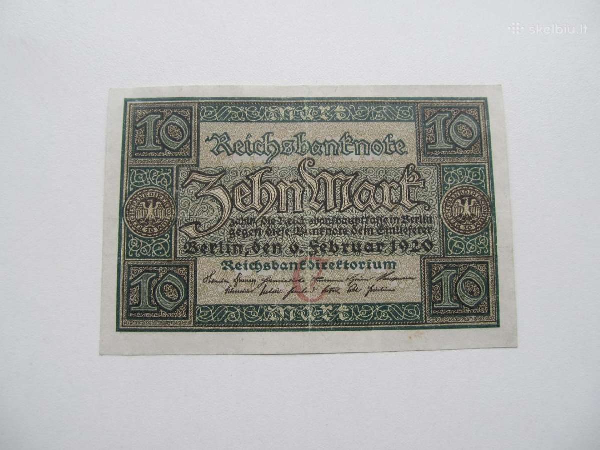 10 markiu , Berlynas Vokietija , 1920