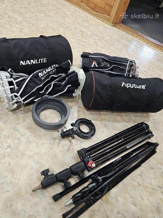 Nanlite Softbox 60 Fmm ir Aputure Light Dome Mini - nuotraukos Nr. 8
