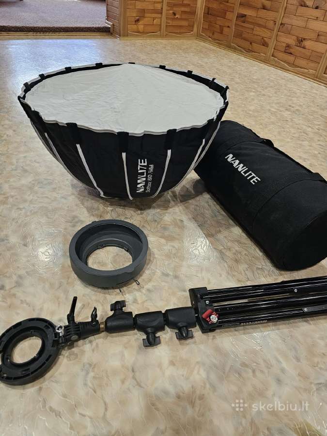 Nanlite Softbox 60 Fmm ir Aputure Light Dome Mini - nuotraukos Nr. 12