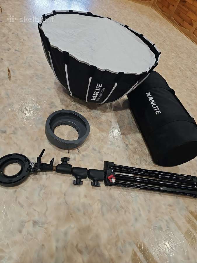 Nanlite Softbox 60 Fmm ir Aputure Light Dome Mini - nuotraukos Nr. 13