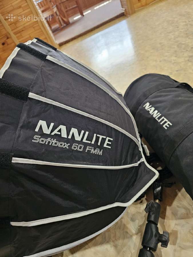 Nanlite Softbox 60 Fmm ir Aputure Light Dome Mini - nuotraukos Nr. 17