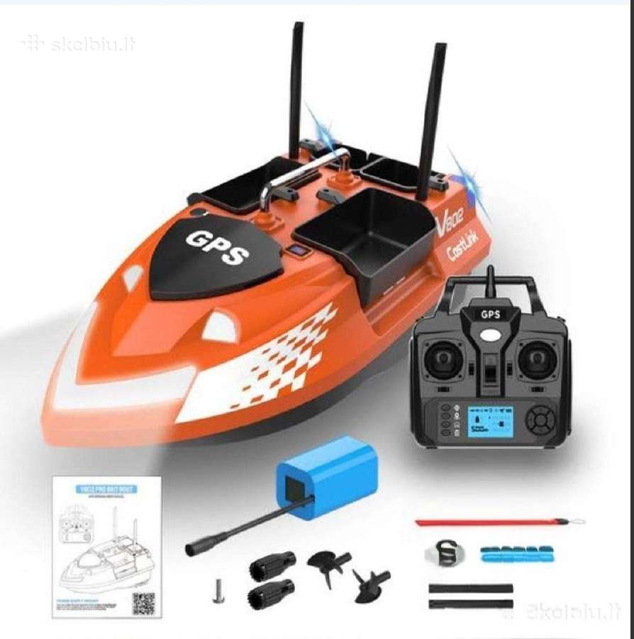 Pašarų/masalų gabenimo laivelis Flytec V802 Pro