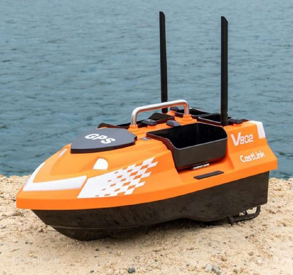 Pašarų/masalų gabenimo laivelis Flytec V802 Pro - nuotraukos Nr. 6