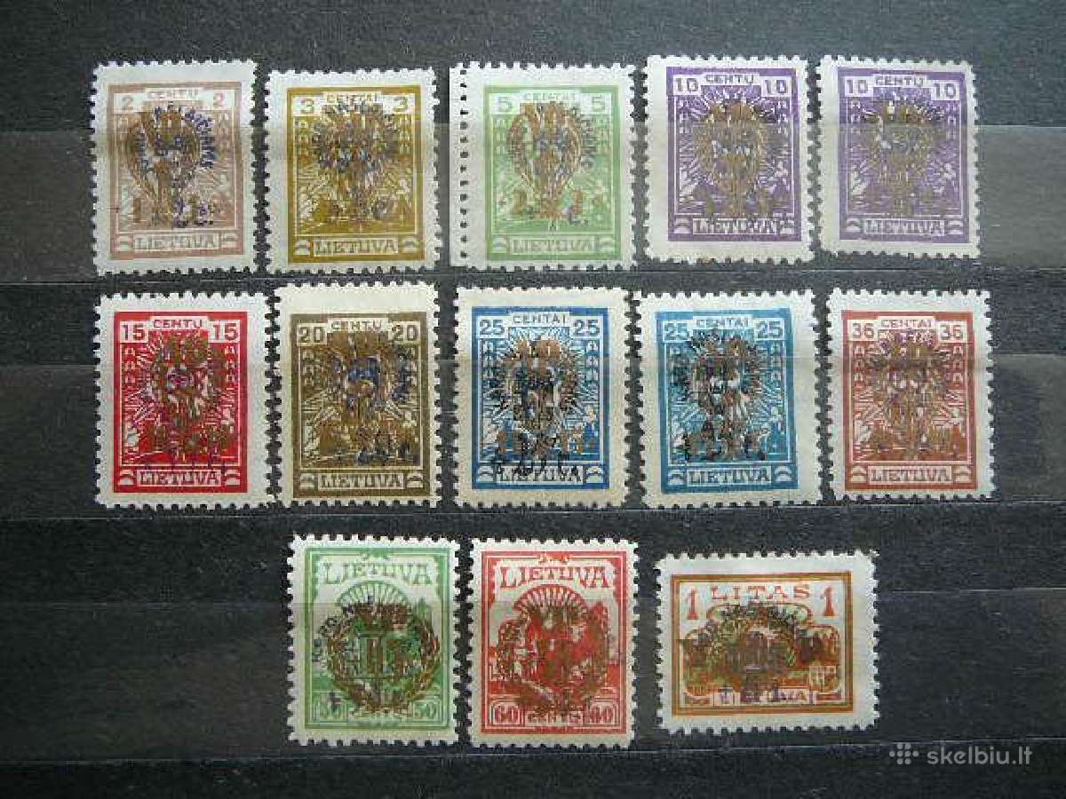 Lietuva 1926 Karo naslaiciai Mlh lit257/67spx