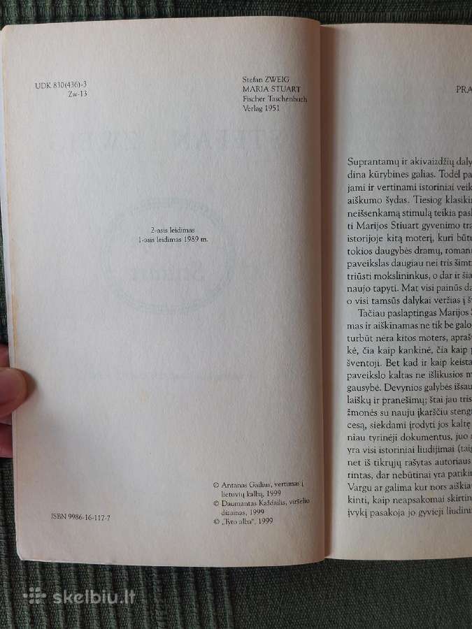 Stefan Zweig knyga Marija Stiuart - nuotraukos Nr. 3