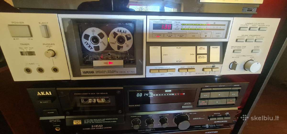 Akai GX-65 Mkii,yamaha K-700,teac W-850r